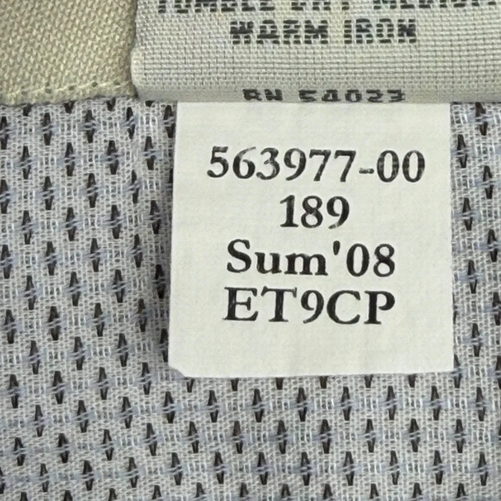 Banana Republic 563977-00 Mens 17-17.5 XL Grey L/S French Cuff Button Down Shirt